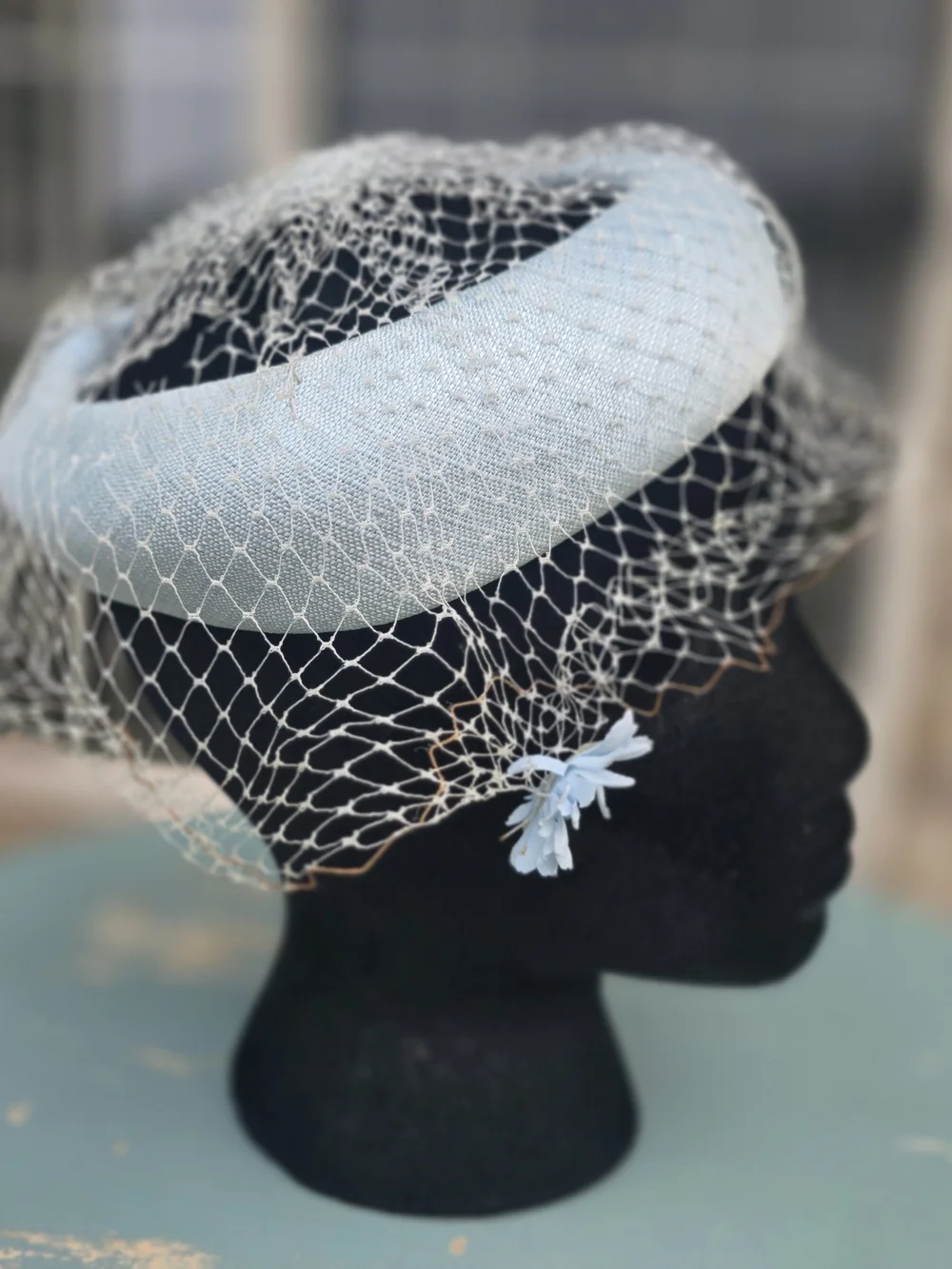 Vintage 1950s Halo Hat Lot of 3 Birdcage Veil Fascinators
